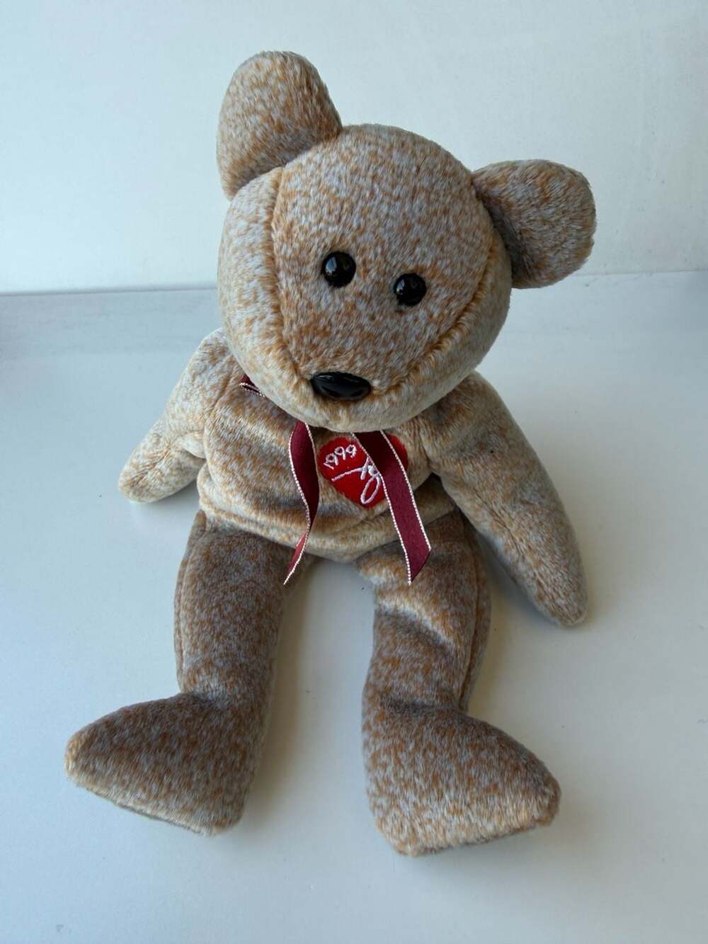 1999 Ty Signature Bear, Ty Beanie Baby, MWMT, Retired